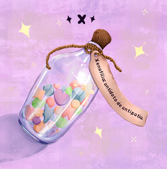 X. Xenofilia: antídoto de antipatía.