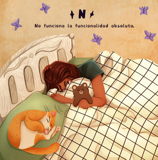 N. No funciona la funcionalidad absoluta.