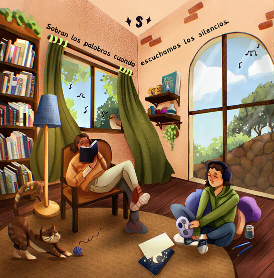 S. Sobran las palabras cuando escuchamos los silencios.